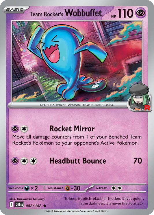 Team Rocket's Wobbuffet – Destined Rivals