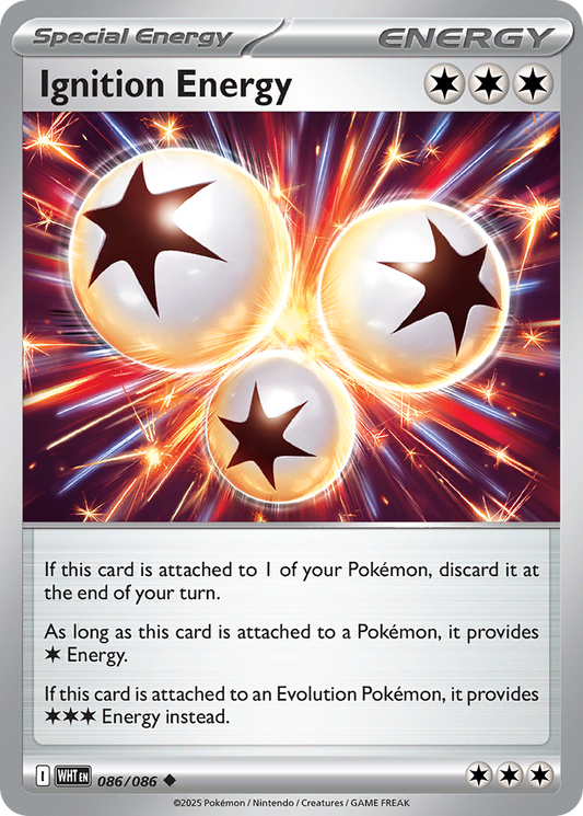 Ignition Energy — White Flare 086/086