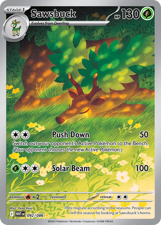 Sawsbuck — White Flare 092/086