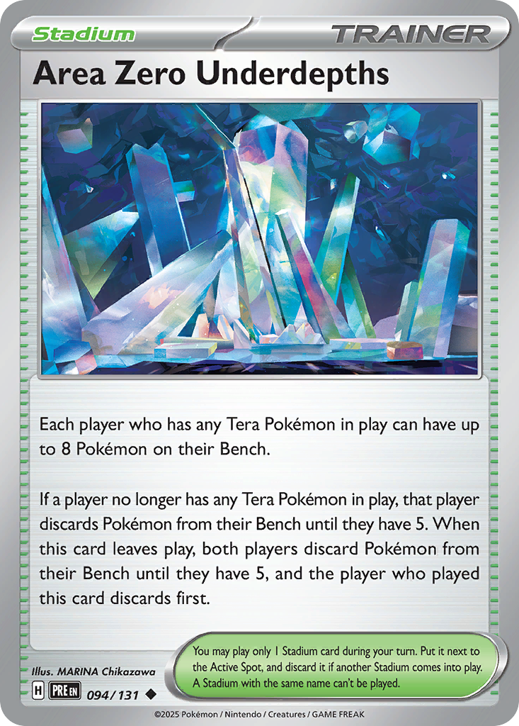 Area Zero Underdepths – Prismatic Evolutions