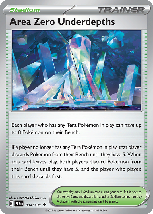 Area Zero Underdepths – Prismatic Evolutions
