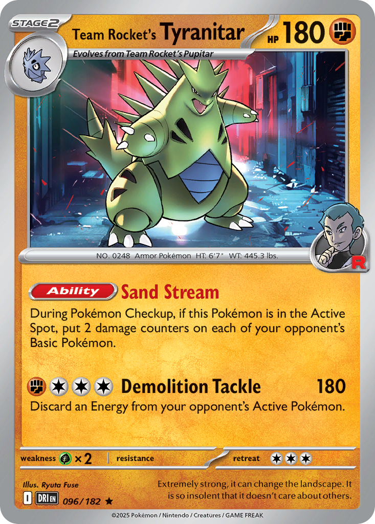 Team Rocket's Tyranitar – Destined Rivals